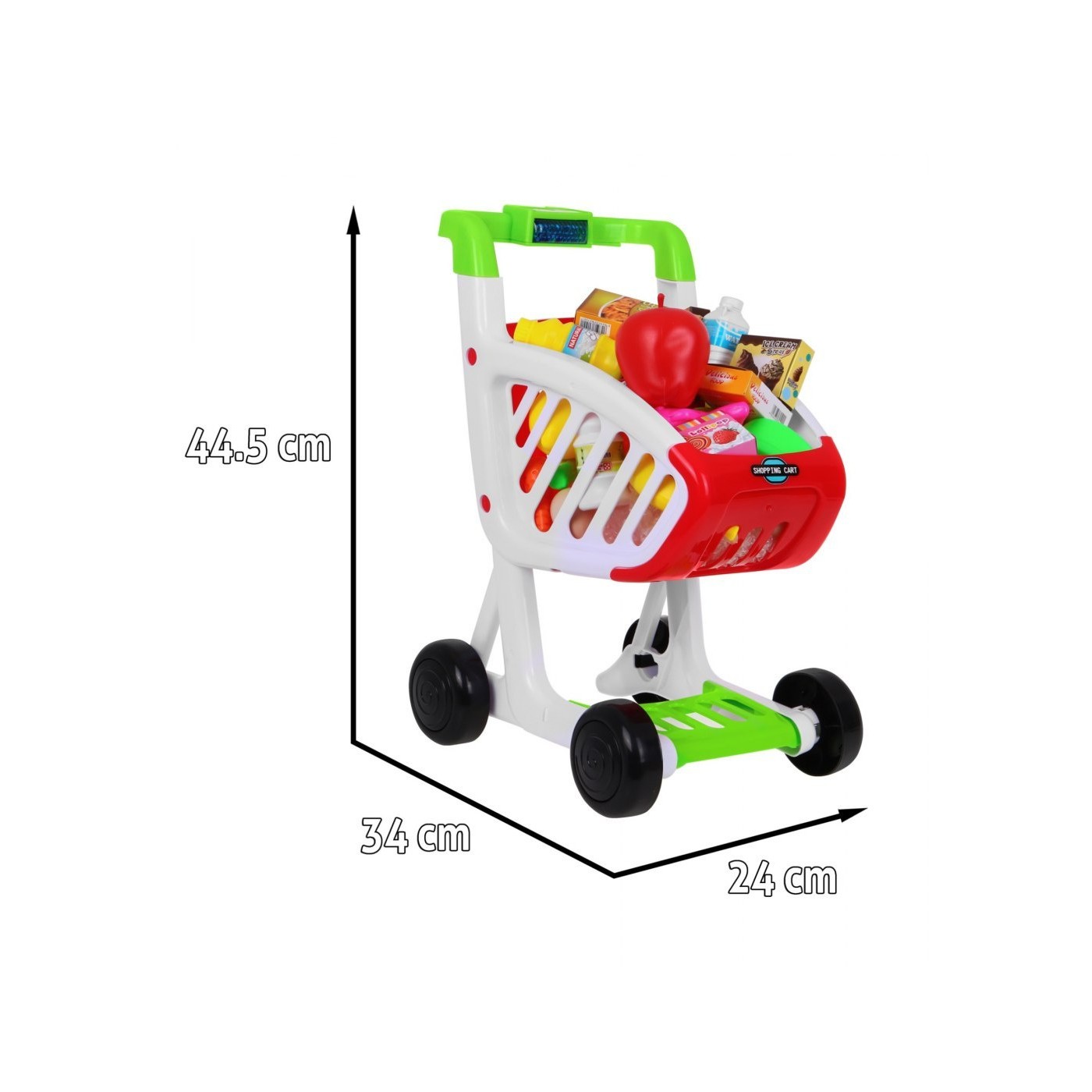 Obrovský Nákupný Vozík Sada Príslušenstva
