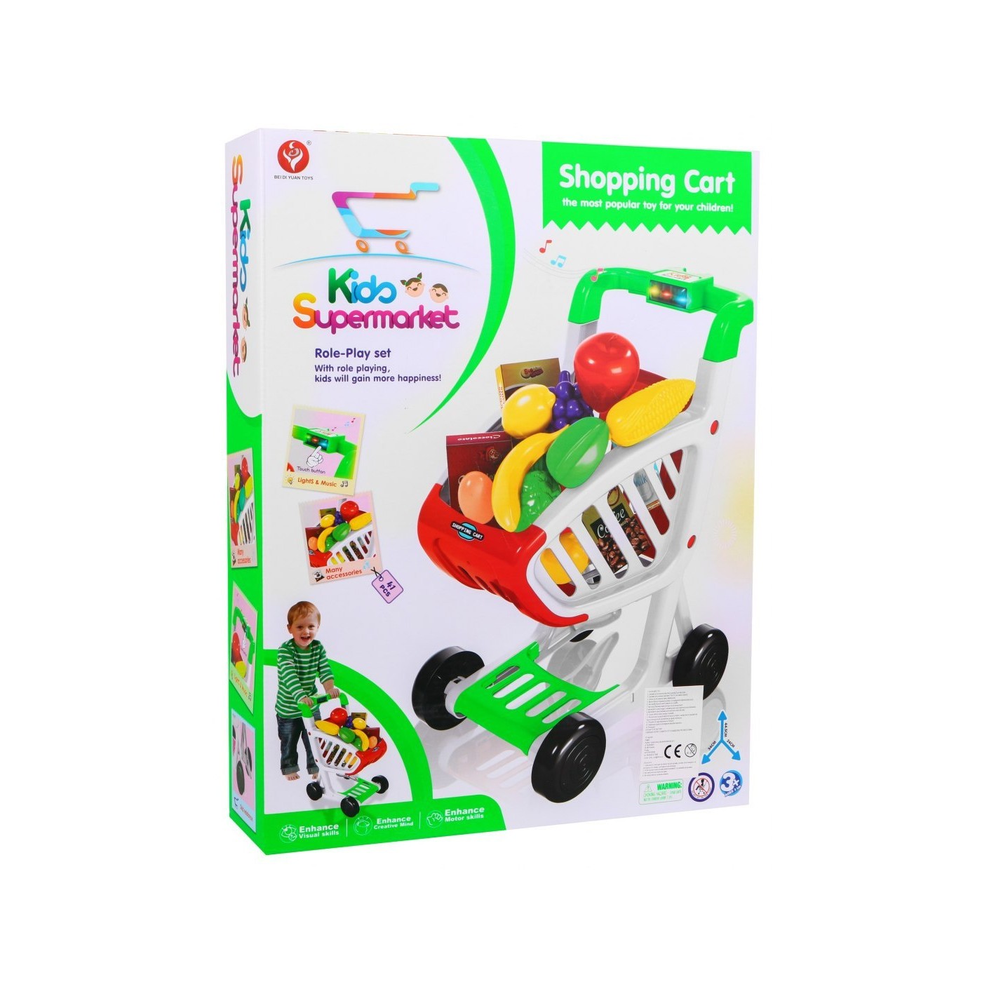 Obrovský Nákupný Vozík Sada Príslušenstva