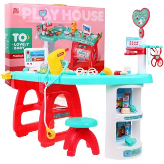 Obrovská lekárska sada Stolík, stôl, stolička