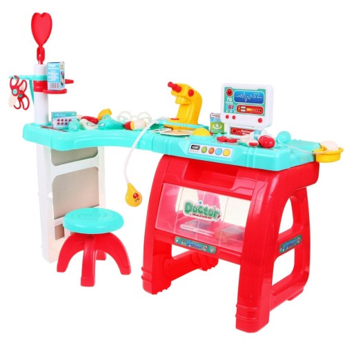 Obrovská lekárska sada Stolík, stôl, stolička