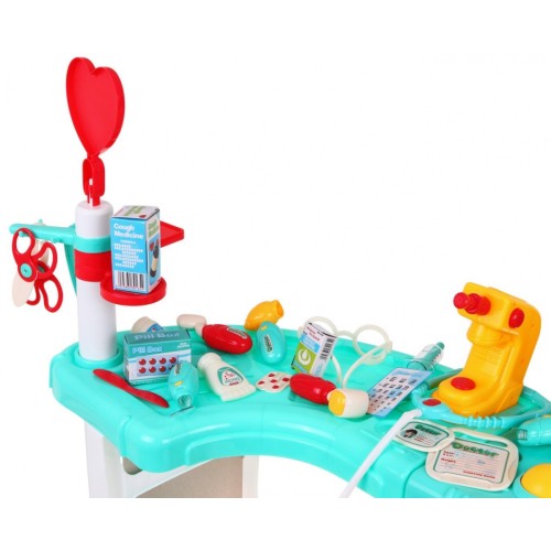 Obrovská lekárska sada Stolík, stôl, stolička