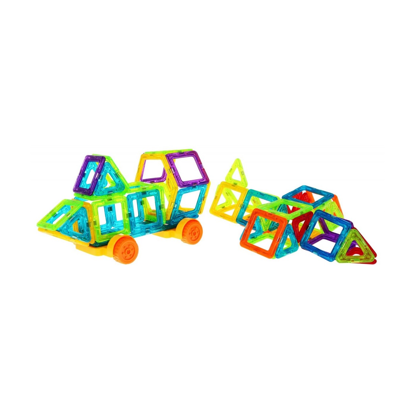 Obrovská Sada Magnetických Kociek 128 ks