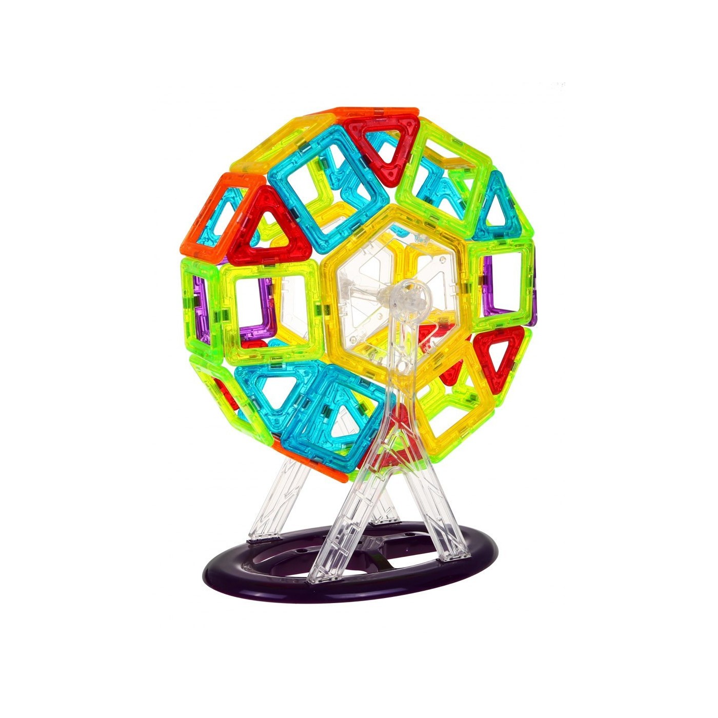 Obrovská Sada Magnetických Kociek 128 ks