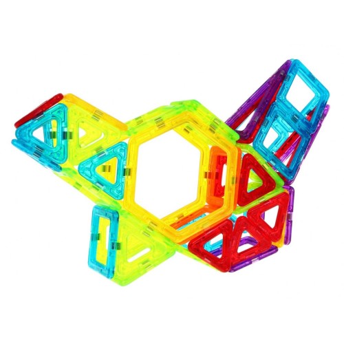 Obrovská Sada Magnetických Kociek 128 ks