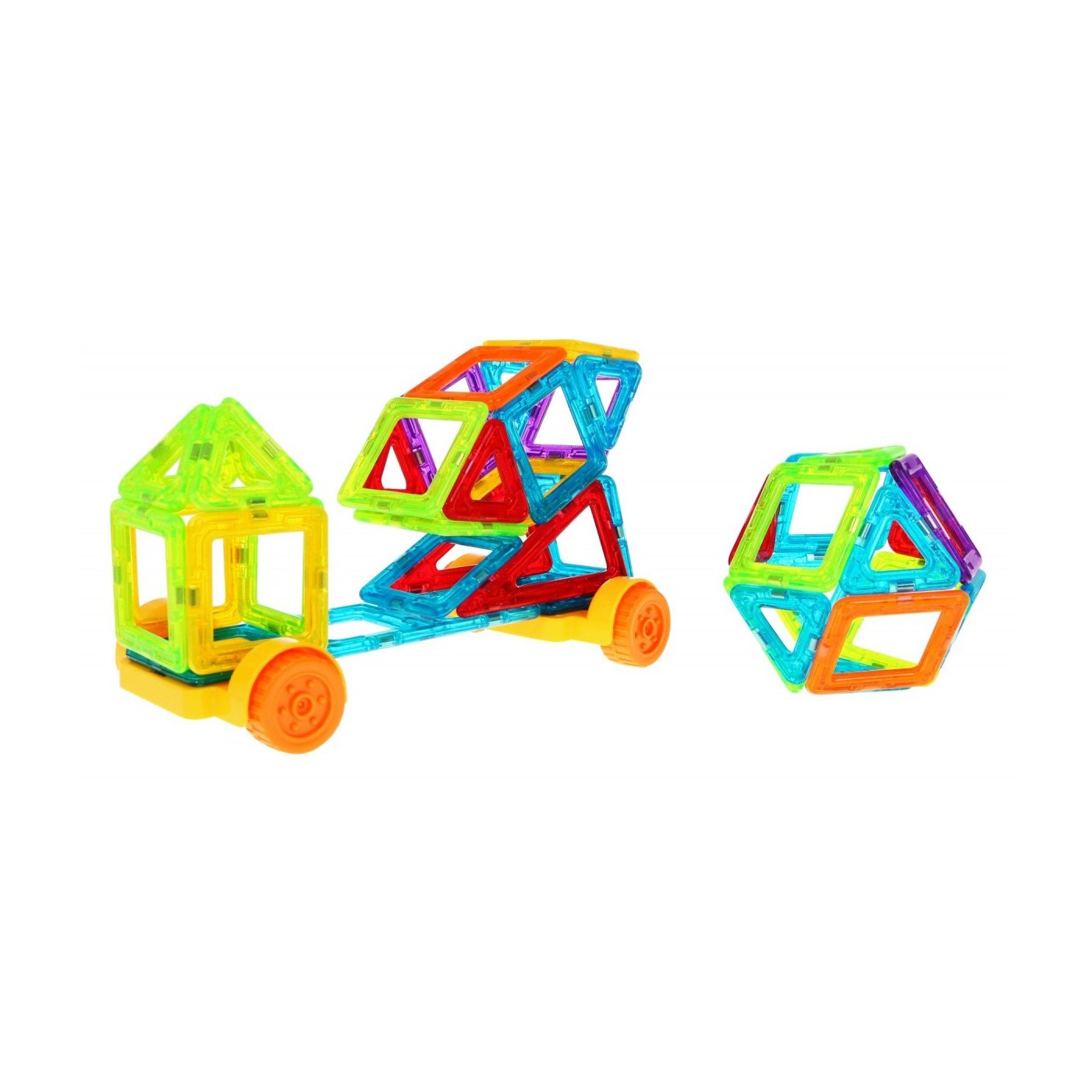 Obrovská Sada Magnetických Kociek 128 ks