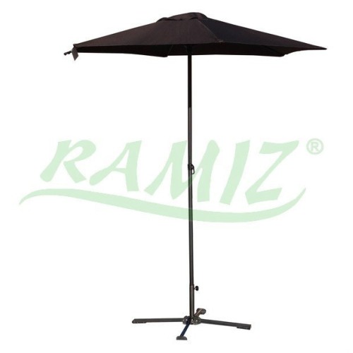 Záhradný Dáždnik 2m Hnedý