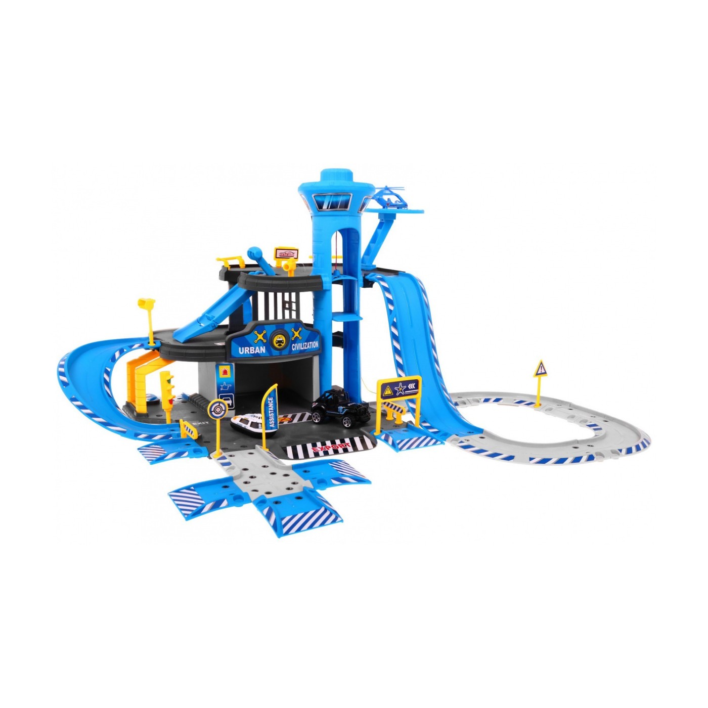 Parkovisko Garáž Polícia Stanica Vozidlá