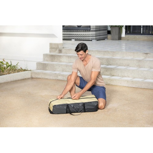 Stan pre Vírivku Lay-Z-Spa Ochranný pavilón 390x390x255cm BESTWAY + Moskytiéry + Odopínateľné dvere