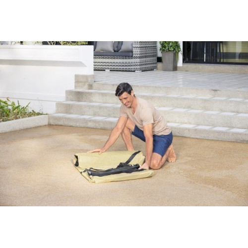 Stan pre Vírivku Lay-Z-Spa Ochranný pavilón 390x390x255cm BESTWAY + Moskytiéry + Odopínateľné dvere