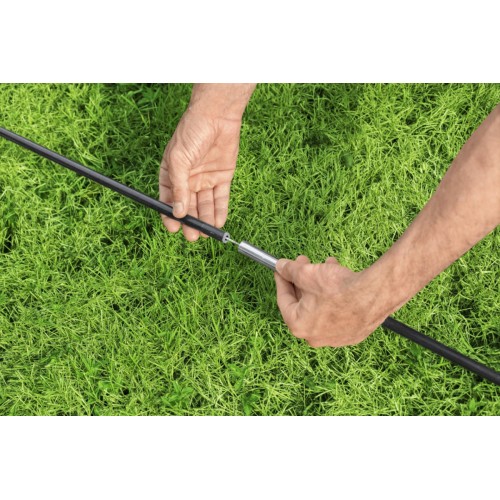 Stan pre Vírivku Lay-Z-Spa Ochranný pavilón 390x390x255cm BESTWAY + Moskytiéry + Odopínateľné dvere