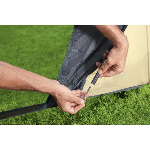 Stan pre Vírivku Lay-Z-Spa Ochranný pavilón 390x390x255cm BESTWAY + Moskytiéry + Odopínateľné dvere