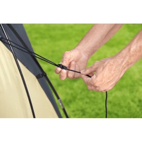 Stan pre Vírivku Lay-Z-Spa Ochranný pavilón 390x390x255cm BESTWAY + Moskytiéry + Odopínateľné dvere