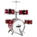 5-bubnové Bicie pre deti 5+ Hudobný nástroj Stolička + Tanier + 2 Palice 9 el.