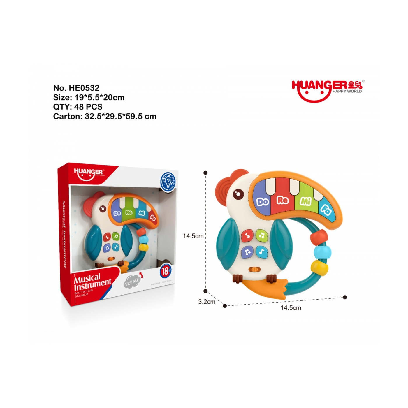 Pianínko Pre Najmenších Hudobný Tukan