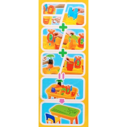 Pieskovisko Stolík Písací Stolík Formičky