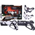 Sada 2 Laserové pištole a 2 Masky pre deti 8+ Laser Tag Moro 4 tímy + 4 druhy zbraní
