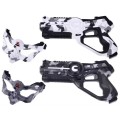 Sada 2 Laserové pištole a 2 Masky pre deti 8+ Laser Tag Moro 4 tímy + 4 druhy zbraní