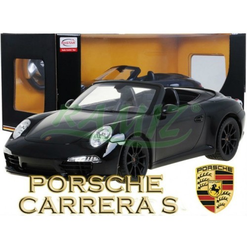 Autíčko R C Porsche 911 Carrera S Čierne 1 12 RASTAR
