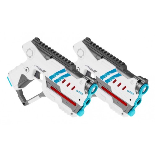 Laserové Pištole LASER TAG Biele + Vesty