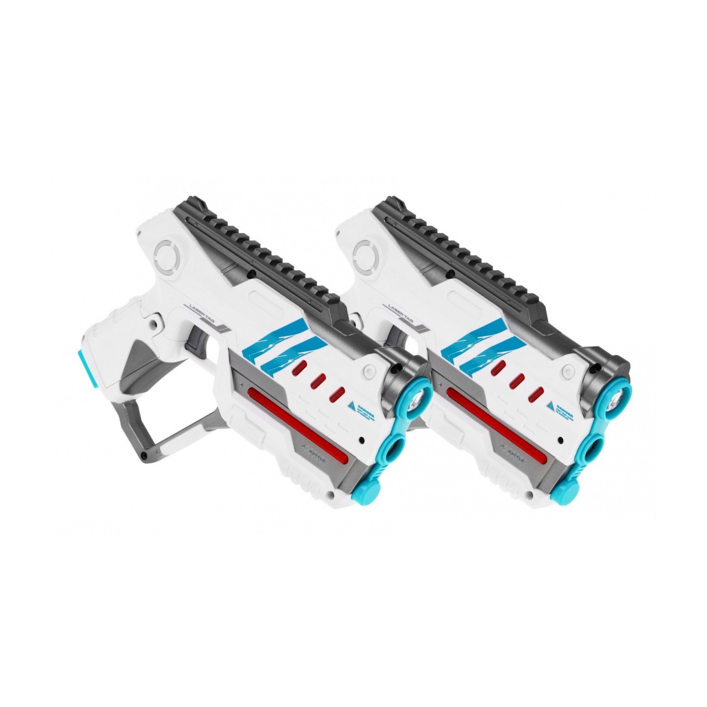 Laserové Pištole LASER TAG Biele + Vesty