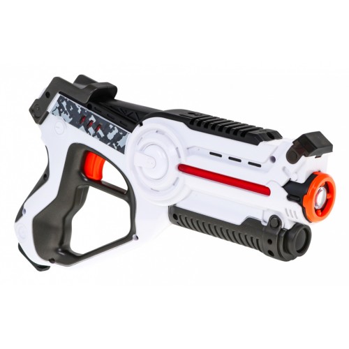 2 Laserové pištole pre deti 8+ Laser Tag 4 tímy + 4 druhy zbraní + Interaktívne funkcie