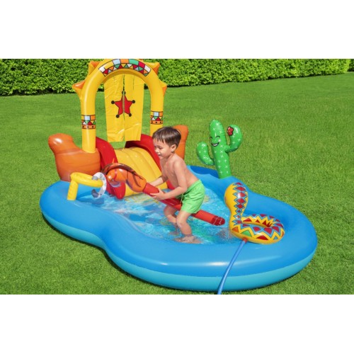 Detské ihrisko Divoký Západ + Šmýkačka BESTWAY