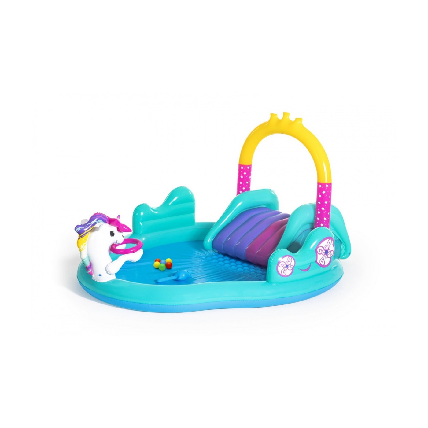 Detské ihrisko pre deti Magický svet Jednorožcov BESTWAY + Šmýkačka