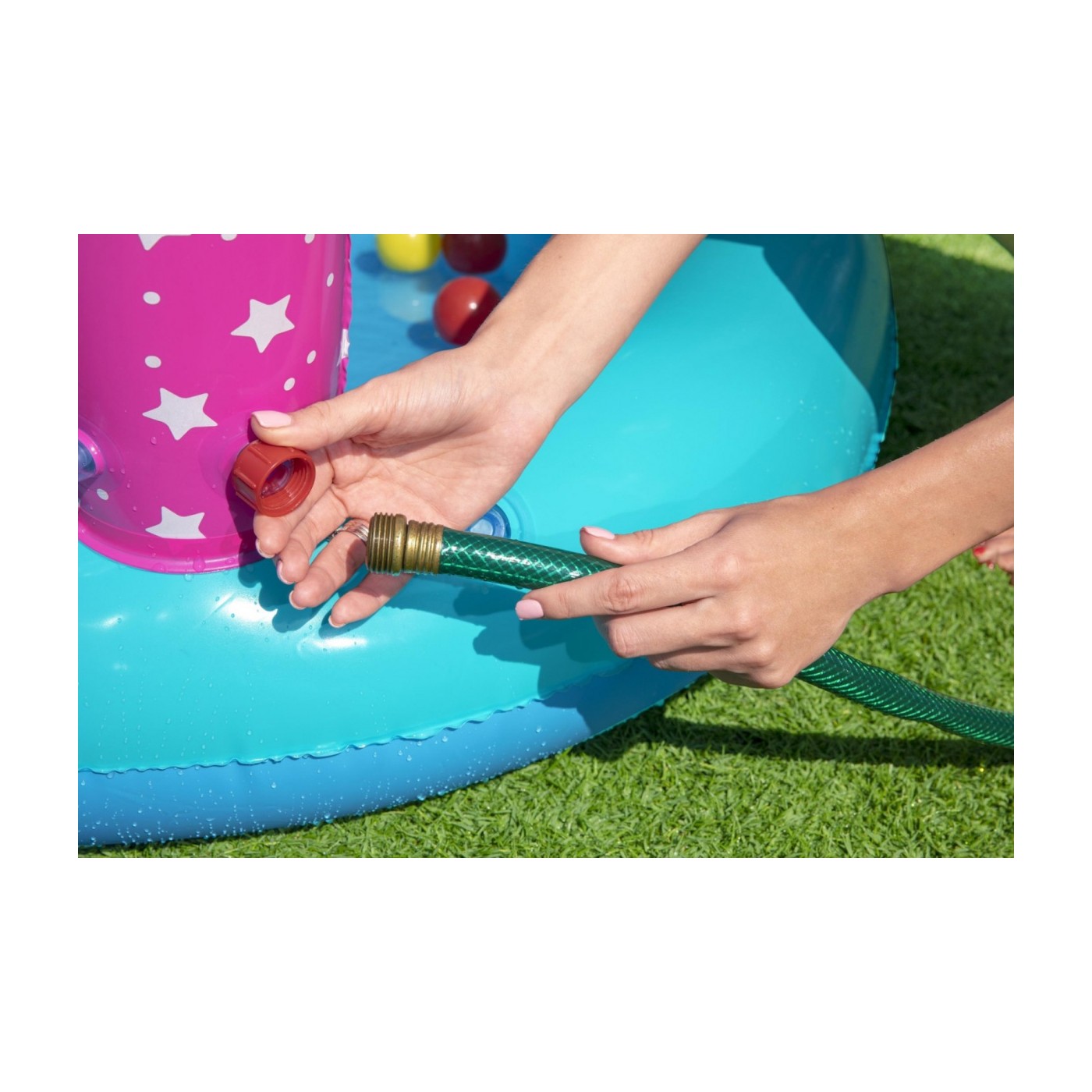 Detské ihrisko pre deti Magický svet Jednorožcov BESTWAY + Šmýkačka