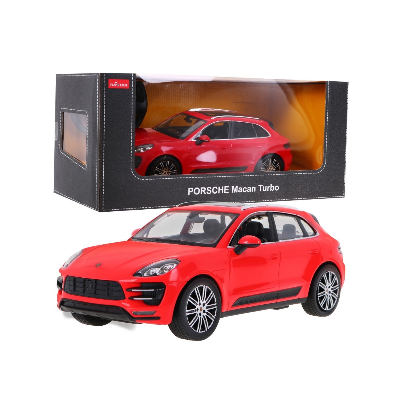 Autíčko R/C Porsche Macan Turbo Červené 1:14 RASTAR