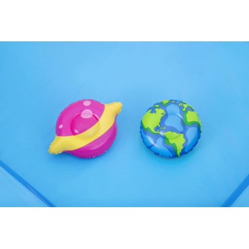 Vodné detské ihrisko Malý Astronaut 288x206x84 BESTWAY 5v1 + Šmýkačka + Obruče