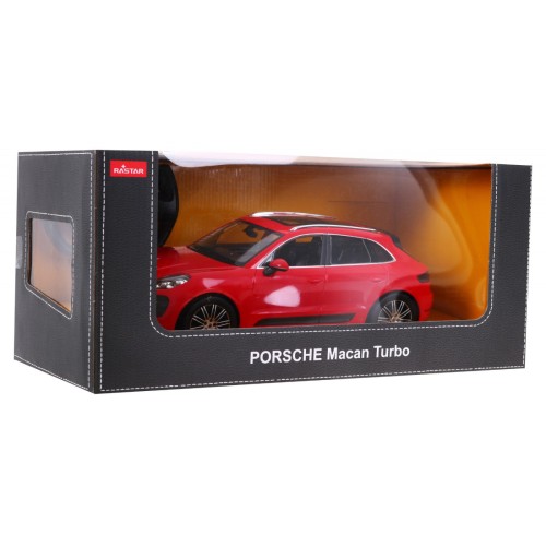 Autíčko R/C Porsche Macan Turbo Červené 1:14 RASTAR