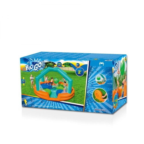 Detské ihrisko Vodný park Dodge Drench BESTWAY + Striekajúca voda + 4 Nafukovacie platformy