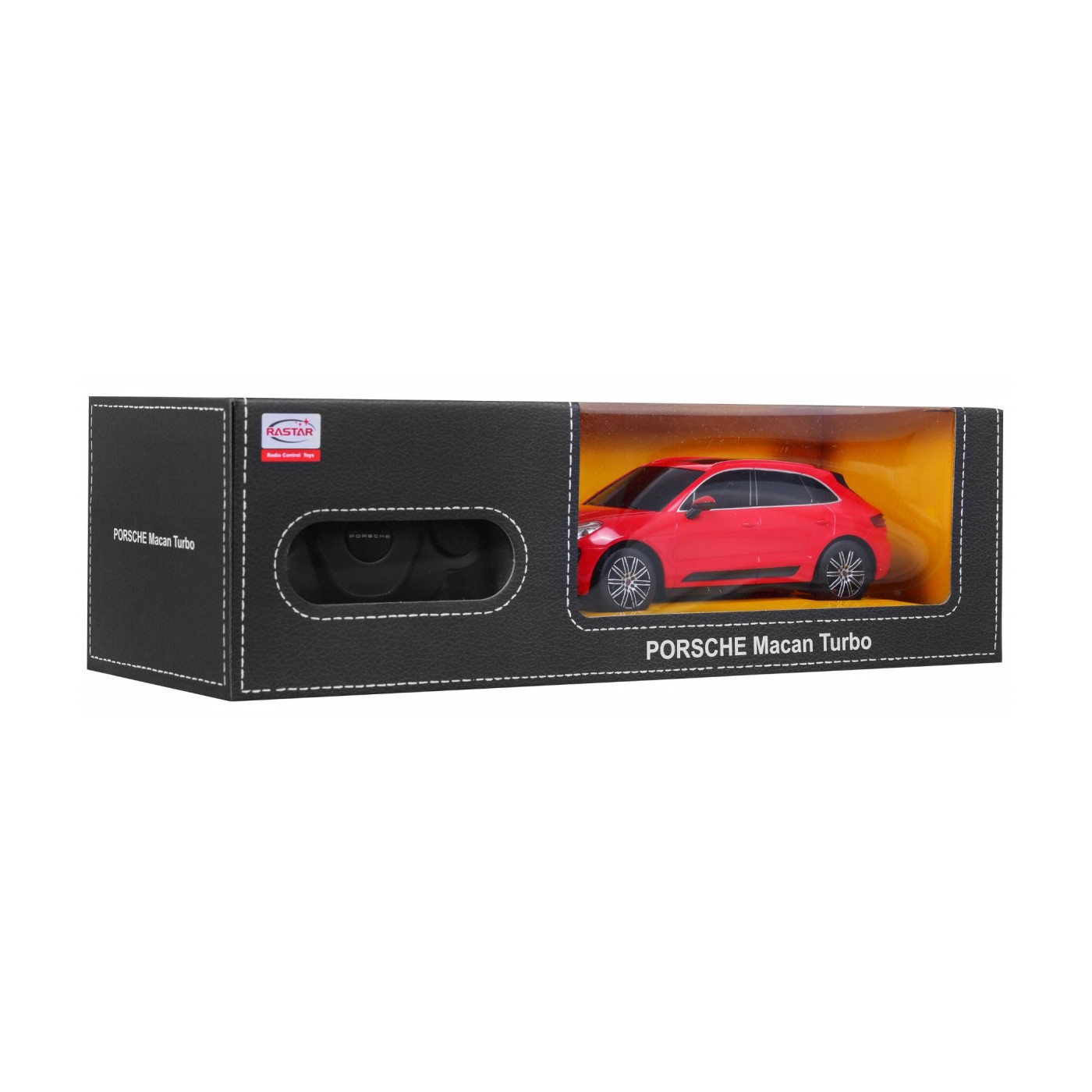 Autíčko R C Porsche Macan Turbo Červené 1 24 RASTAR