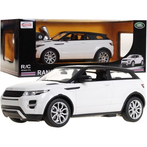Range Rover Evoque biely RASTAR model 1:14 Diaľkovo ovládané auto SUV + ovládač