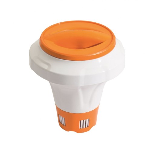 Dávkovač chemikálií s integrovanou rukavicou Plavák bazénový ChemGuard BESTWAY