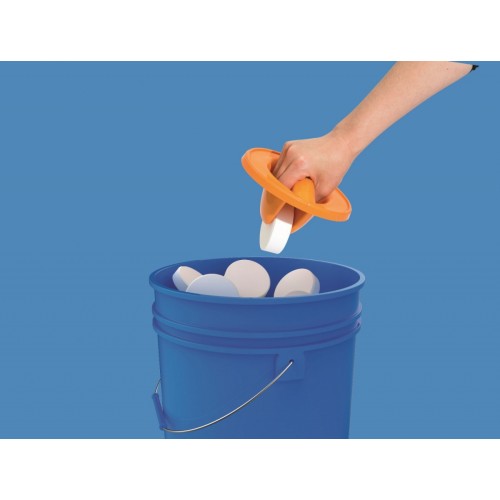 Dávkovač chemikálií s integrovanou rukavicou Plavák bazénový ChemGuard BESTWAY