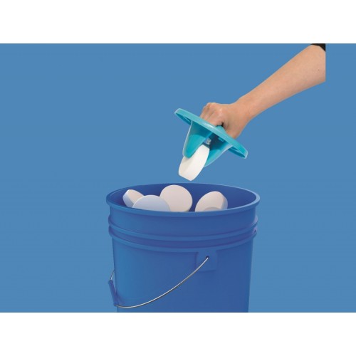 Dávkovač chemikálií s integrovanou rukavicou Plavák bazénový ChemGuard BESTWAY