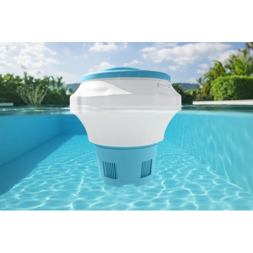 Bazénový plavák Dávkovač chemikálií s integrovanou rukavicou ChemGuard Glove BESTWAY