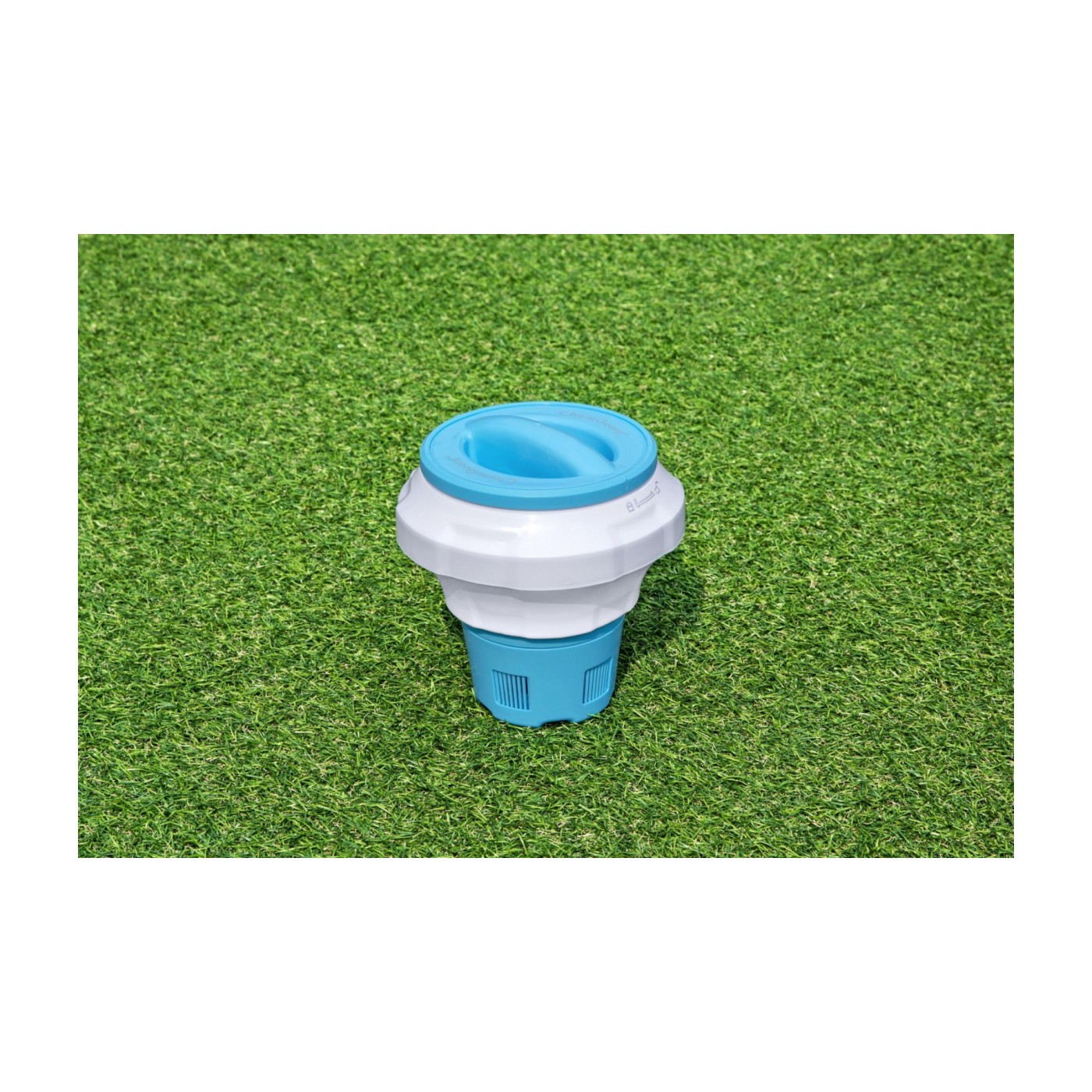 Bazénový plavák Dávkovač chemikálií s integrovanou rukavicou ChemGuard Glove BESTWAY