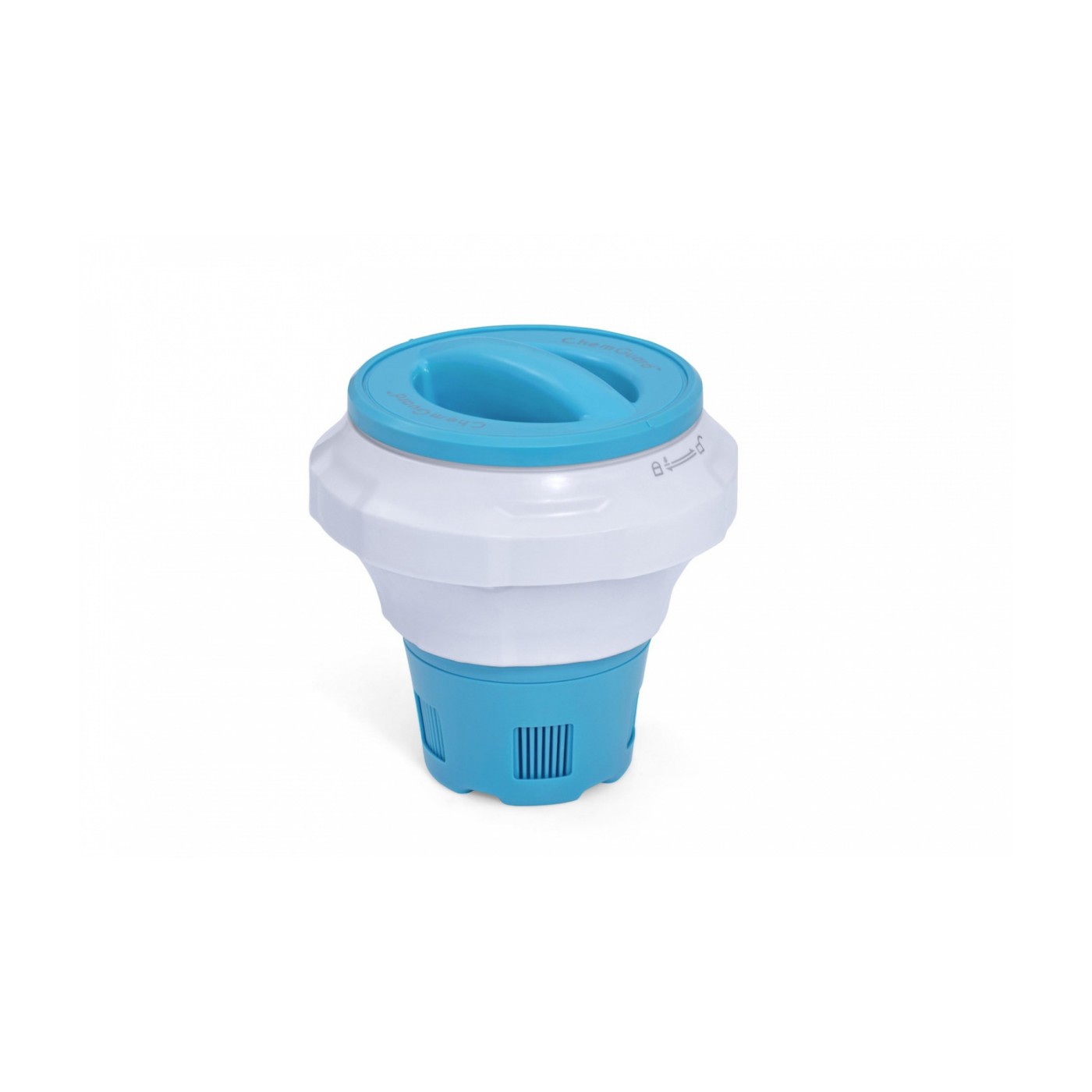 Bazénový plavák Dávkovač chemikálií s integrovanou rukavicou ChemGuard Glove BESTWAY