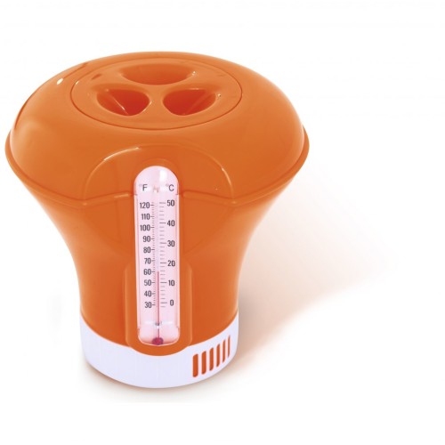 Plavák Dávkovač chemikálie s Termometrom BESTWAY