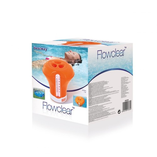 Plavák Dávkovač chemikálie s Termometrom BESTWAY