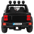 Terénne auto AllRoad pre 2 deti Čierny + Pohon 4x4 + Ovládač + Pomalý štart + MP3 LED
