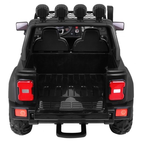 Terénne auto AllRoad pre 2 deti Čierny + Pohon 4x4 + Ovládač + Pomalý štart + MP3 LED