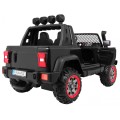 Terénne auto AllRoad pre 2 deti Čierny + Pohon 4x4 + Ovládač + Pomalý štart + MP3 LED