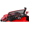 Terénne auto AllRoad pre 2 deti Červený + Pohon 4x4 + Ovládač + Pomalý štart + MP3 LED