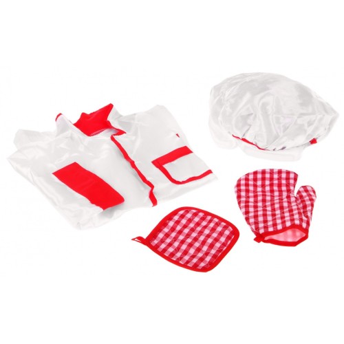 Šéfkuchárska sada pre deti 3+ Hrnce + Kuchynské náradie + Kuchársky odev + Príslušenstvo 23 ks.