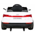 Audi E-Tron Sportback pre deti Biely + Ovládač + Pohon 4x4 + Pomalý štart + Rádio MP3 + LED