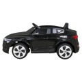 Audi E-Tron Sportback pre deti Čierny + Ovládač + Pohon 4x4 + Pomalý štart + Rádio MP3 + LED