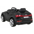Audi E-Tron Sportback pre deti Čierny + Ovládač + Pohon 4x4 + Pomalý štart + Rádio MP3 + LED